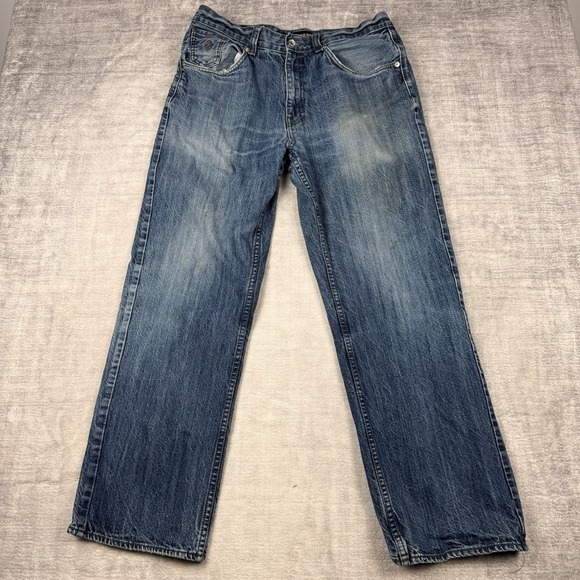 Rocawear Other - Vtg Roca Wear Jeans Men 36x30 Blue Denim Straight Leg Y2K Embroidered Pocket